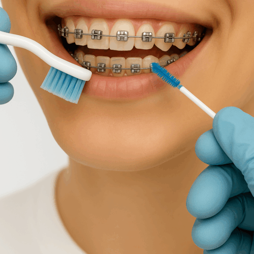 Як доглядати за зубами з брекетами