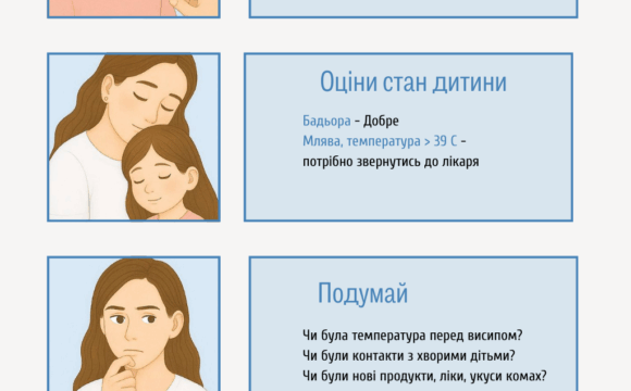 Пам’ятка для мами: що робити, якщо у дитини з’явився висип.